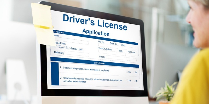 Apply for driving license from home